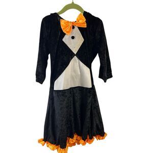 Sugar Sugar‎ dream Girl large 5/6? Halloween Costume Girls Penguin Black Orange